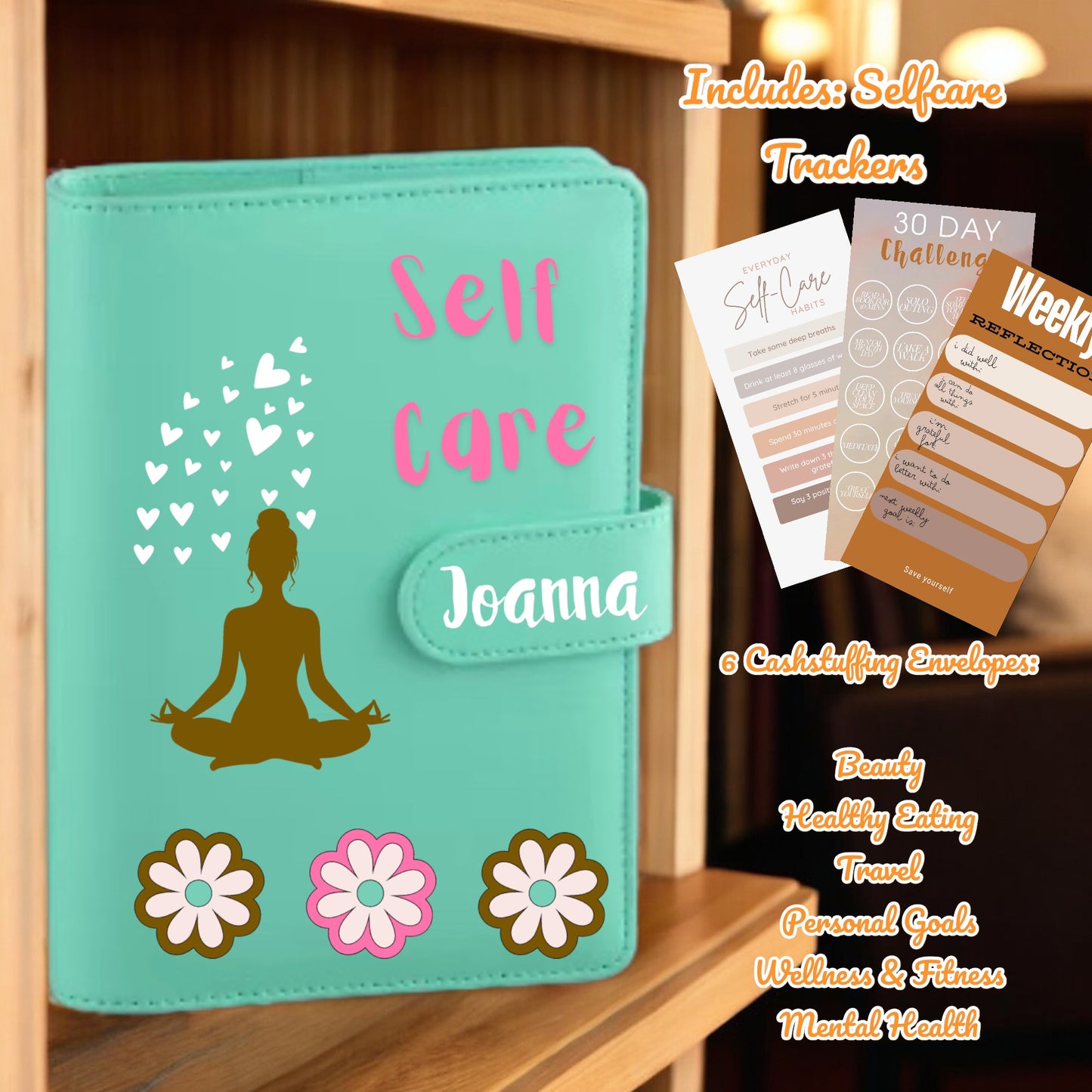 Personalized Self-Care Journal & Budget Binder