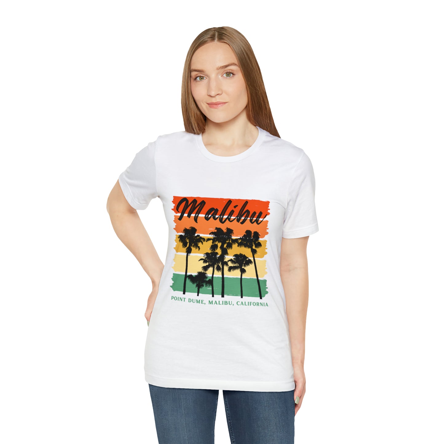 Camiseta unisex de manga corta de Malibú, California