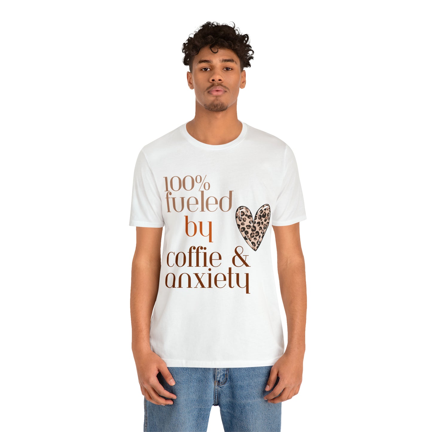 Camiseta de manga corta Coffee & Anxiety