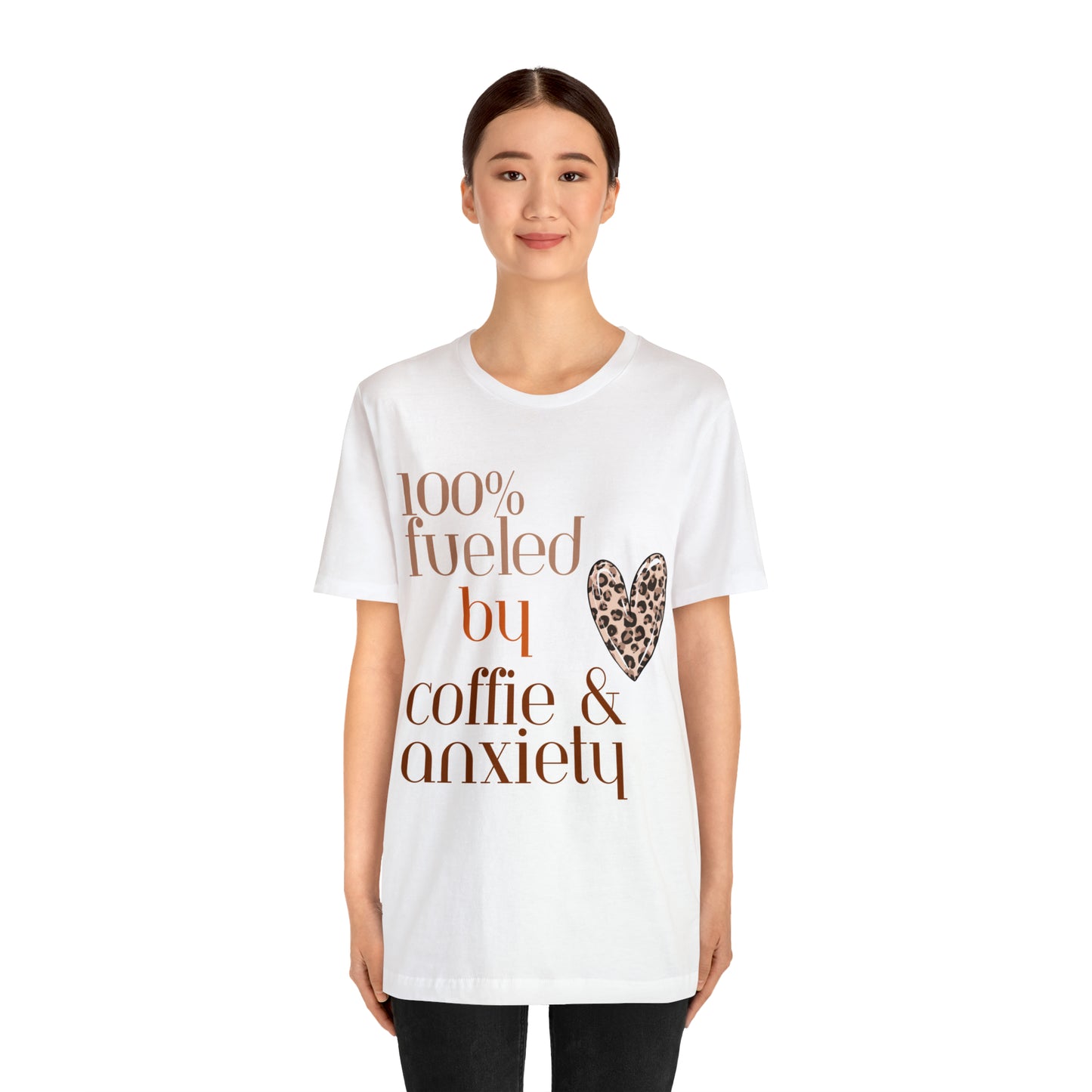 Camiseta de manga corta Coffee & Anxiety