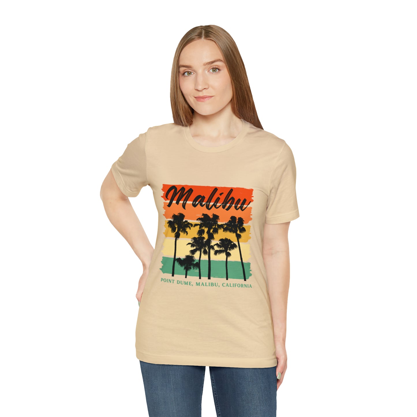 Camiseta unisex de manga corta de Malibú, California