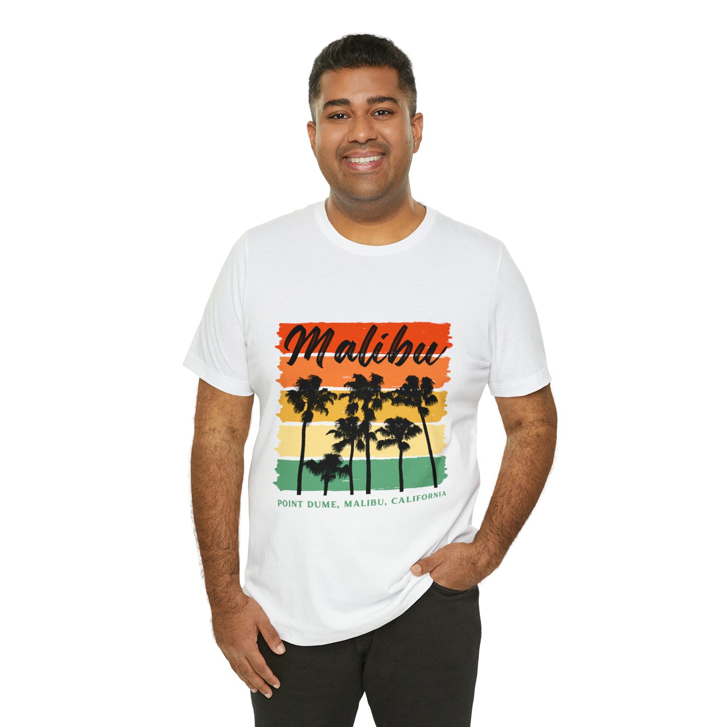 Camiseta unisex de manga corta de Malibú, California