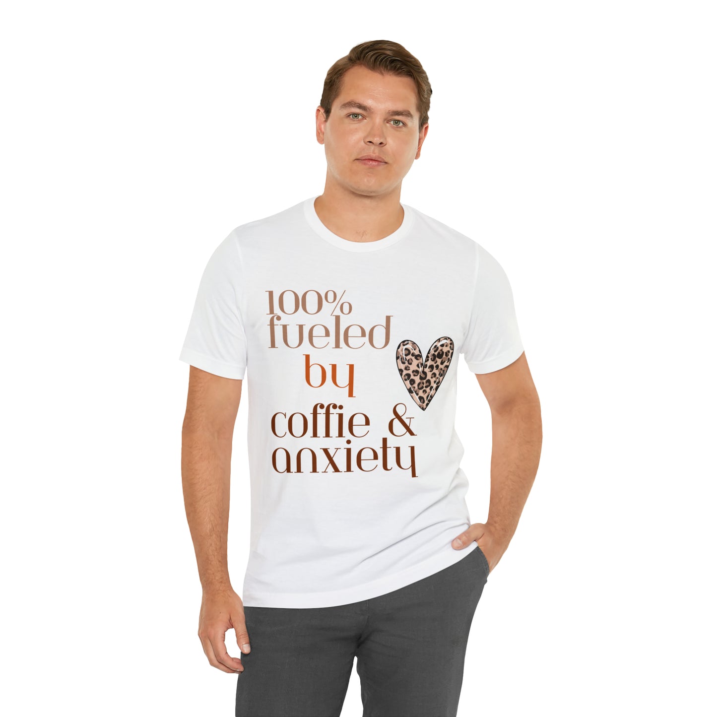 Camiseta de manga corta Coffee & Anxiety