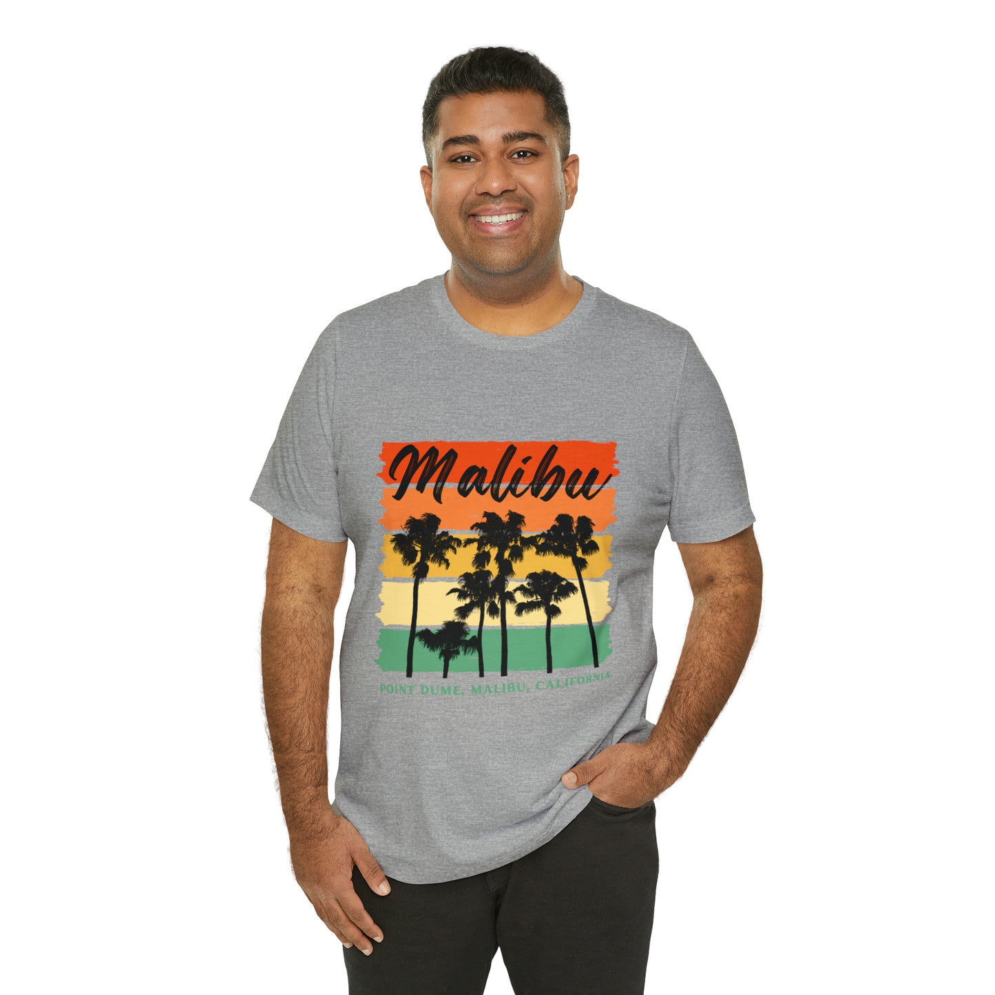 Camiseta unisex de manga corta de Malibú, California