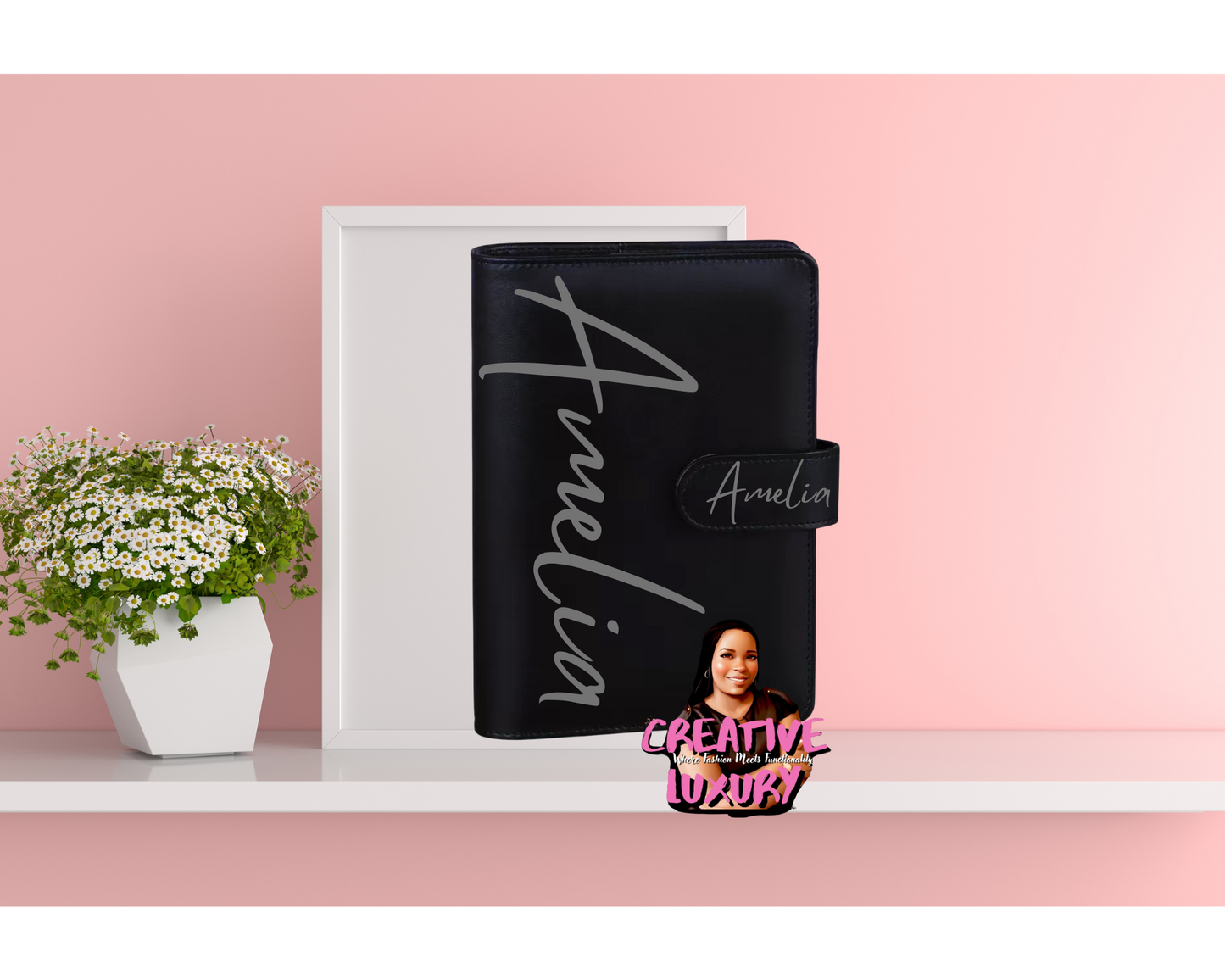 Script- MEGA Font Sized Personalized A6 Budget Binder