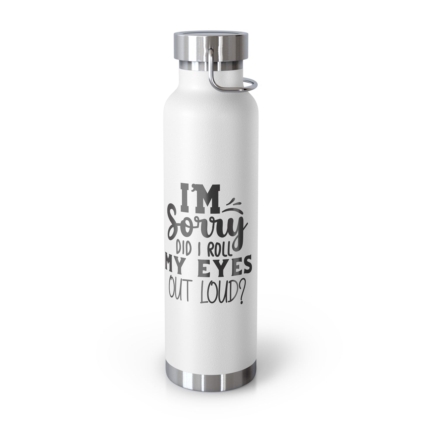 Botella de cobre con aislamiento al vacío, 22 oz