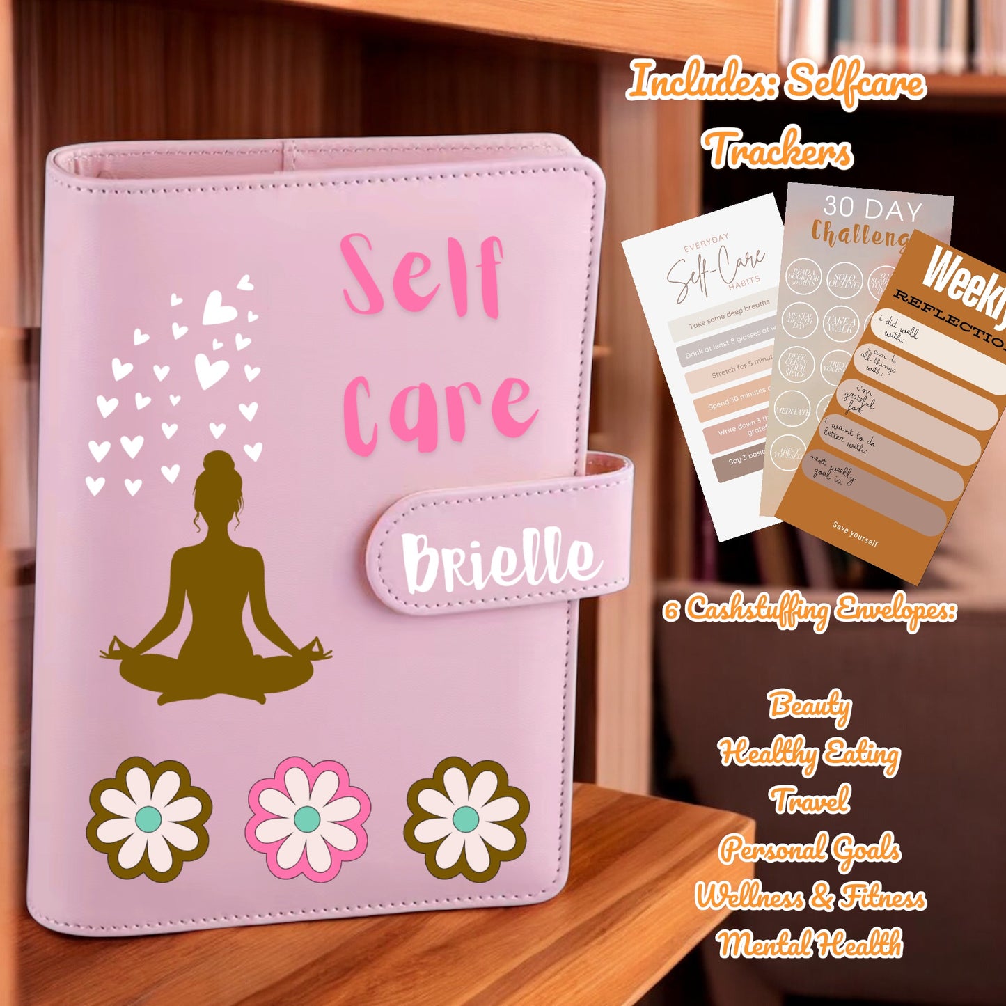 Personalized Self-Care Journal & Budget Binder