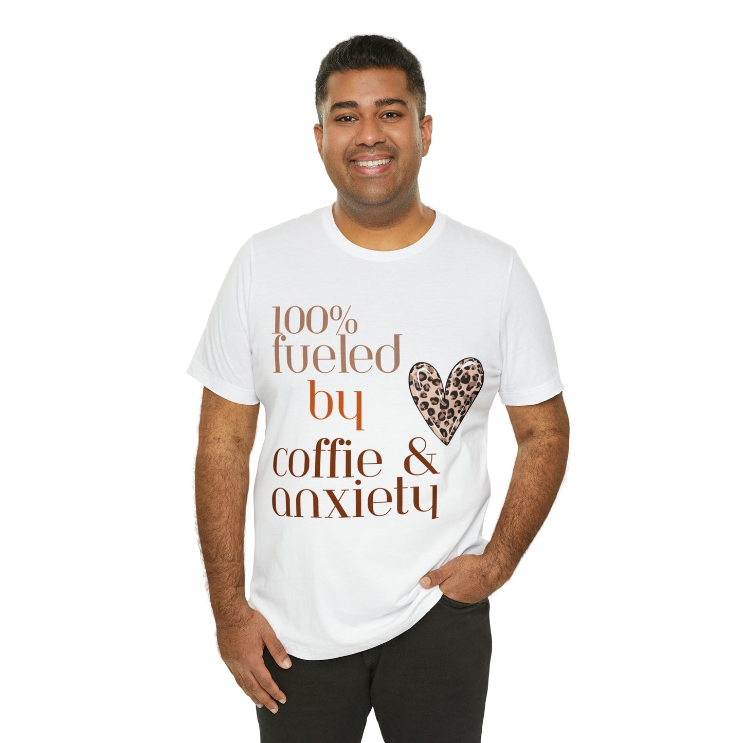 Camiseta de manga corta Coffee & Anxiety