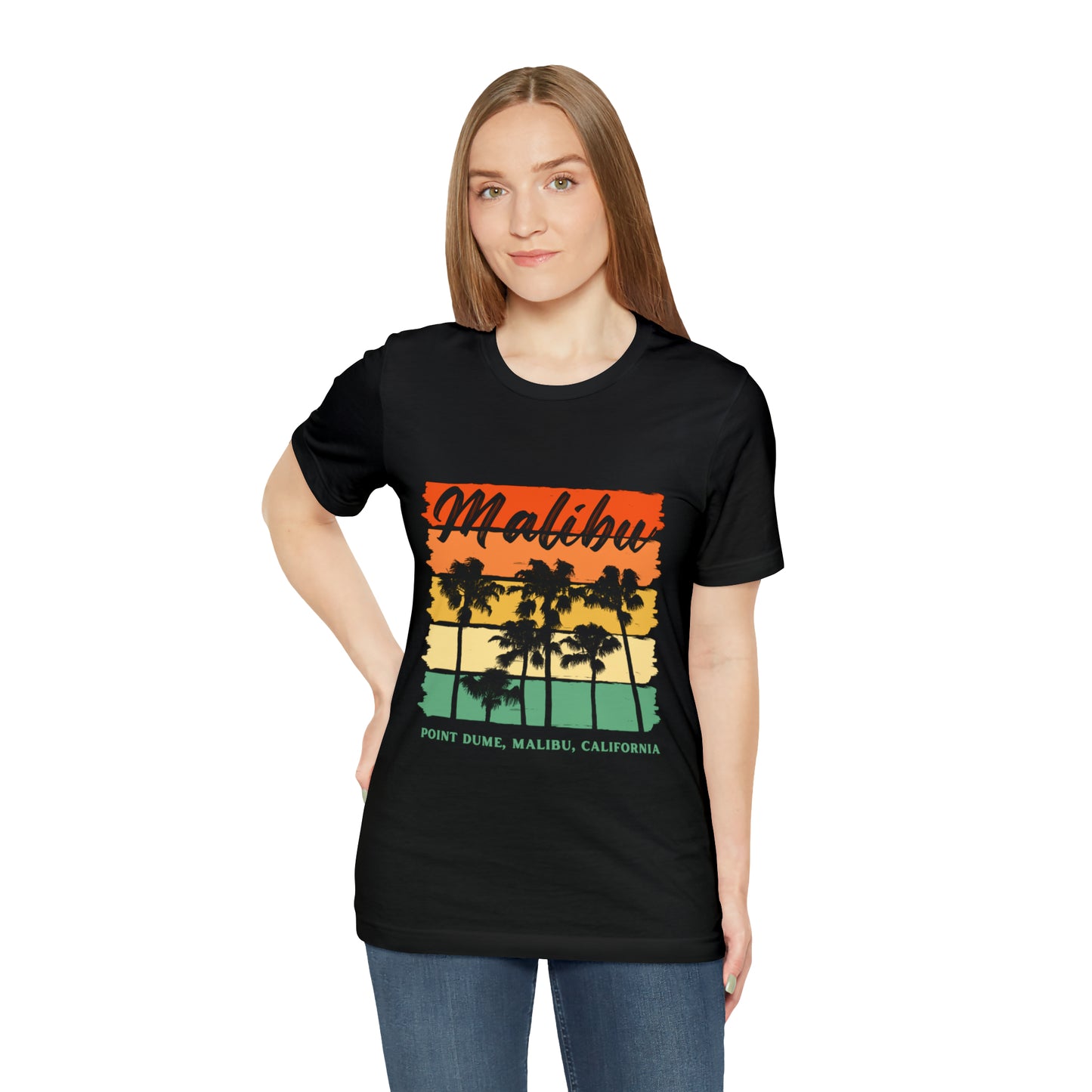 Camiseta unisex de manga corta de Malibú, California