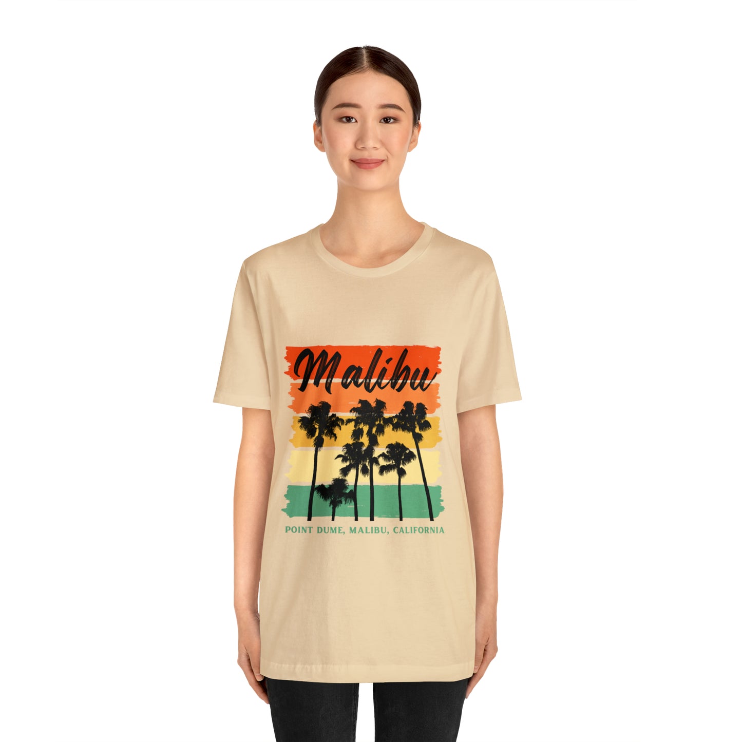 Camiseta unisex de manga corta de Malibú, California