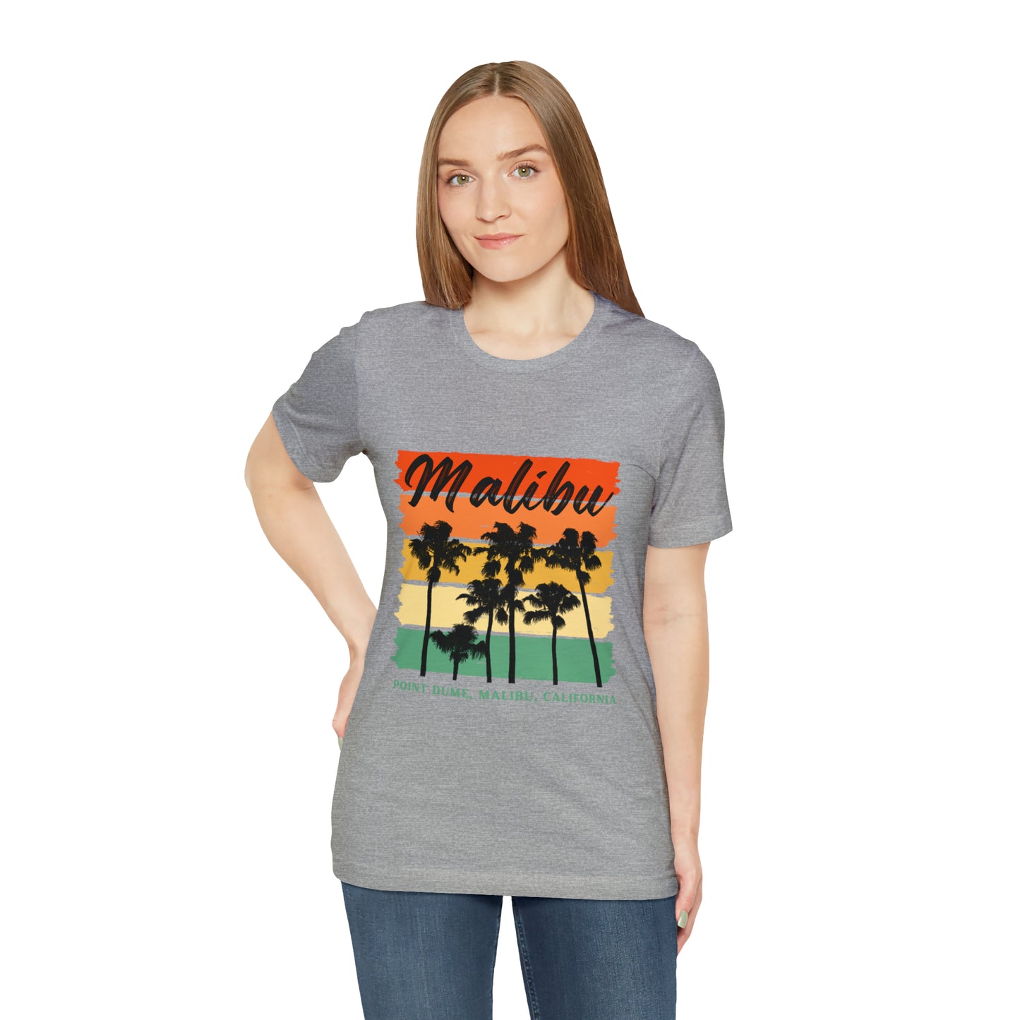 Camiseta unisex de manga corta de Malibú, California