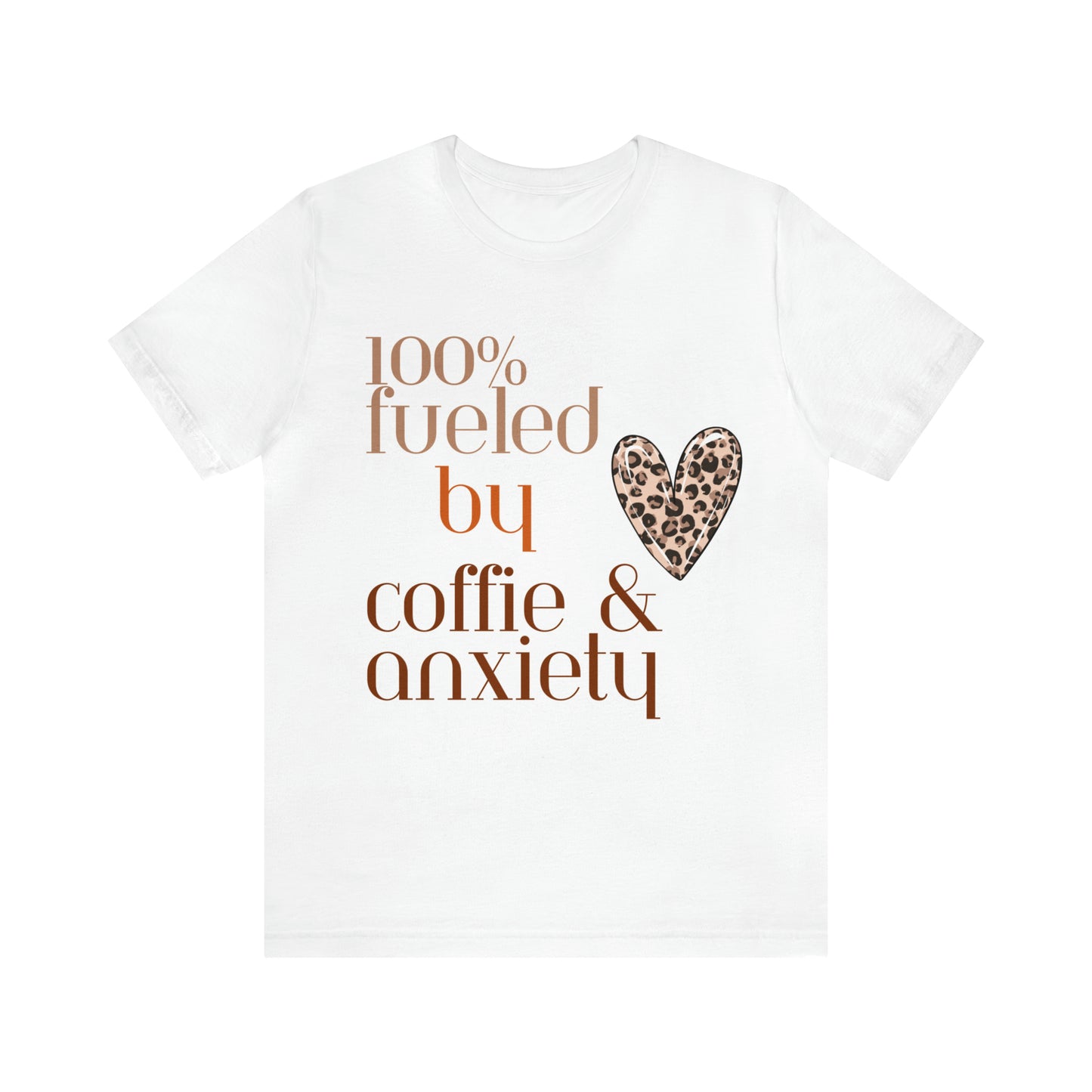 Camiseta de manga corta Coffee & Anxiety