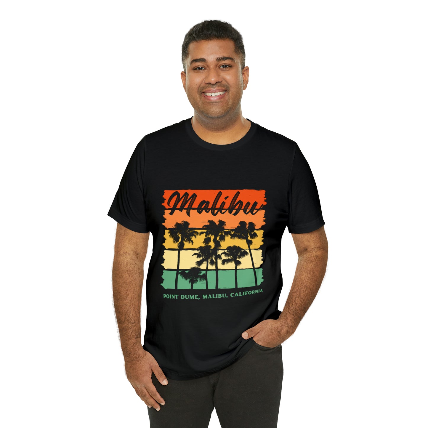Camiseta unisex de manga corta de Malibú, California
