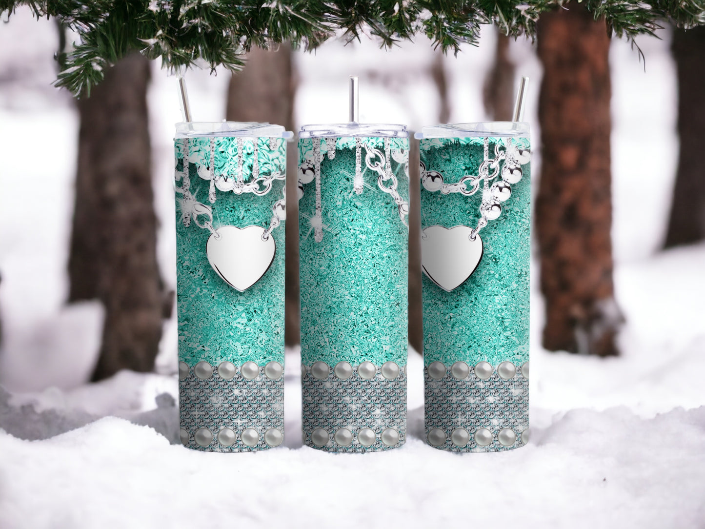 Vaso delgado de 20 oz inspirado en un diseñador