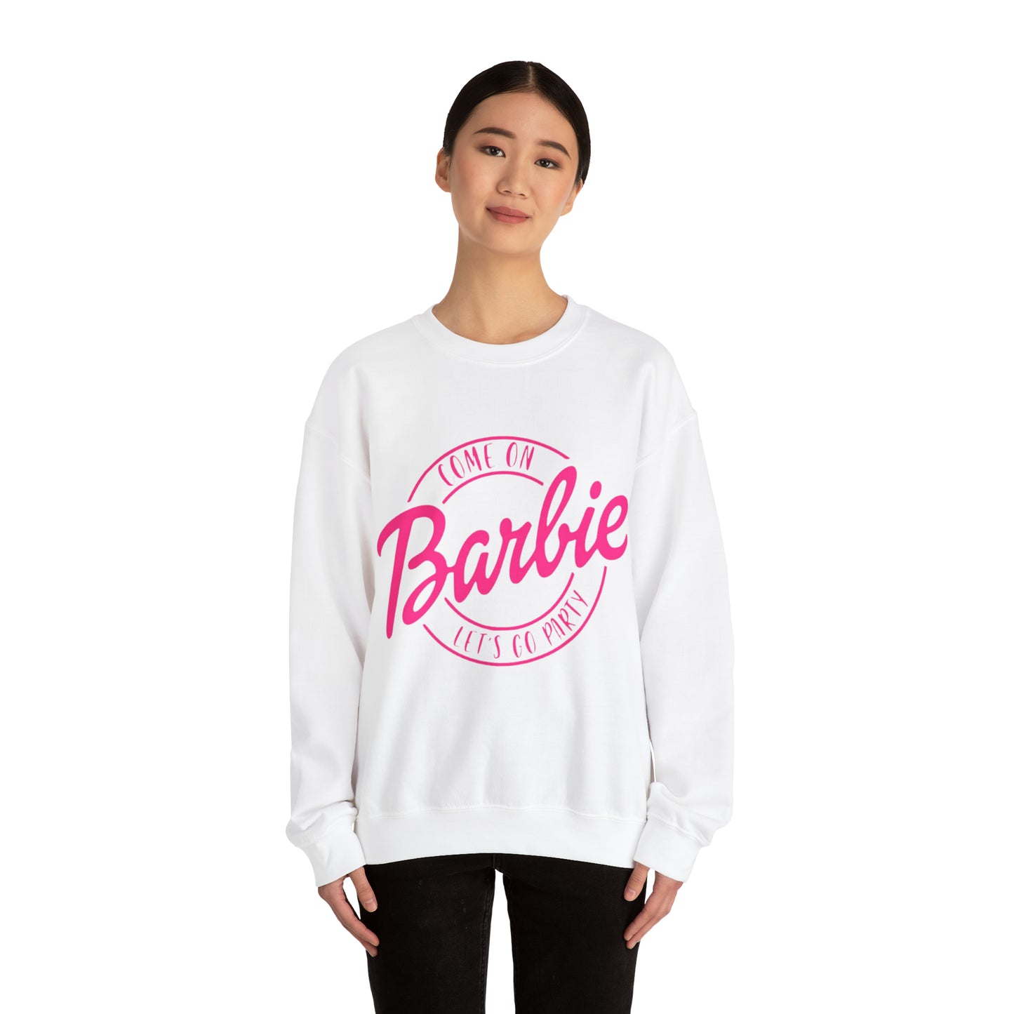 Sudadera con cuello redondo Let's Go Party de Barbie