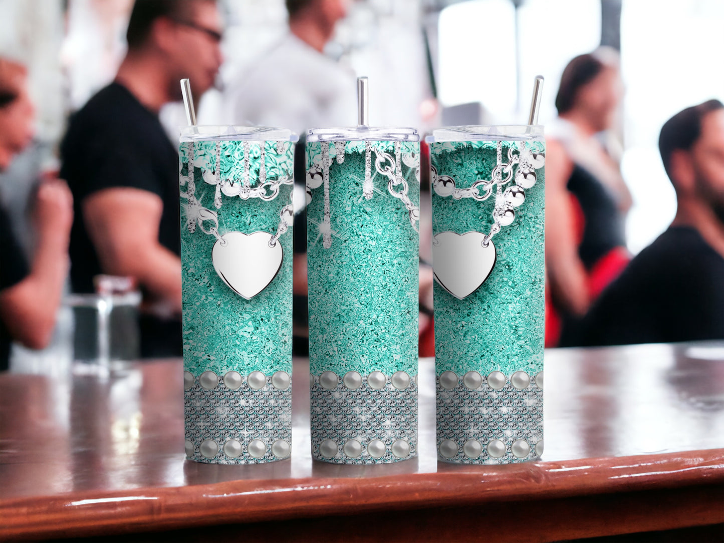 Vaso delgado de 20 oz inspirado en un diseñador