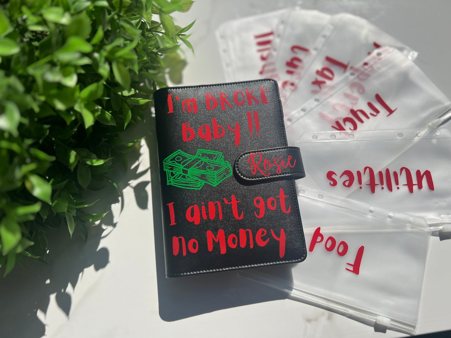 “I’m BROKE” Personalized A6 Budget Binder