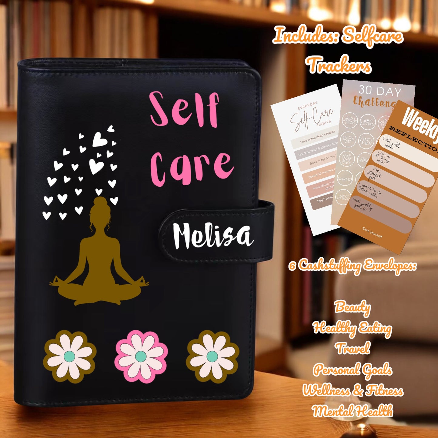 Personalized Self-Care Journal & Budget Binder