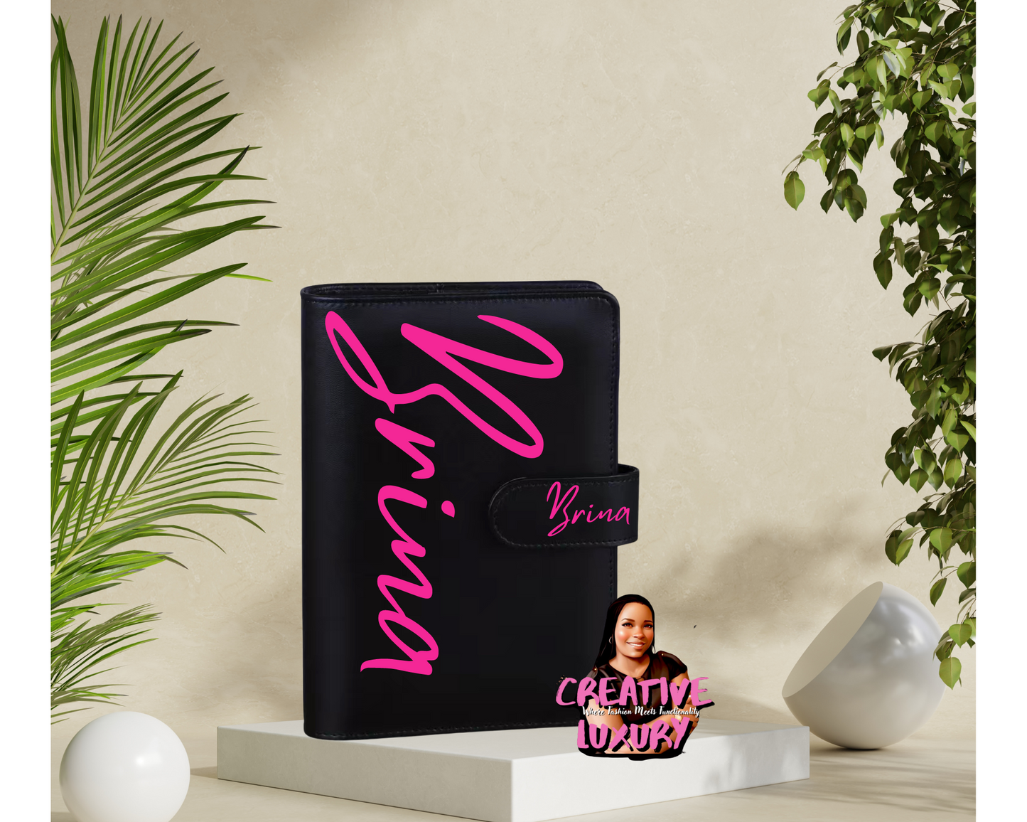 Script- MEGA Font Sized Personalized A6 Budget Binder