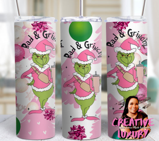 Grinch 20oz Skinny Tumbler