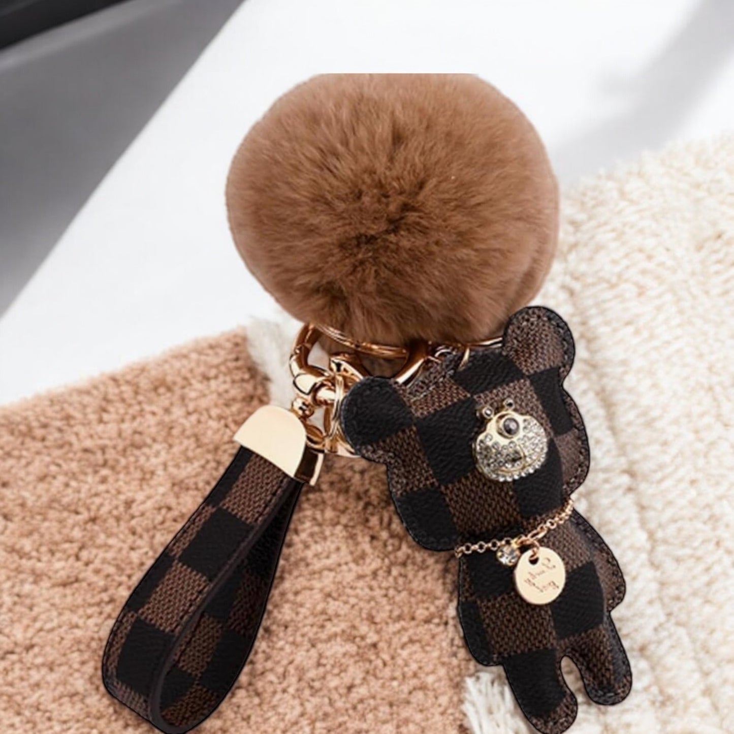 Luxury Inspired Keychain Accessory