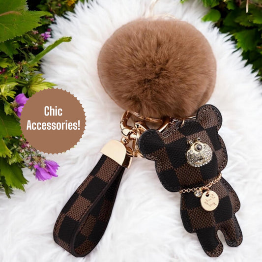 Luxury Inspired Keychain Accessory