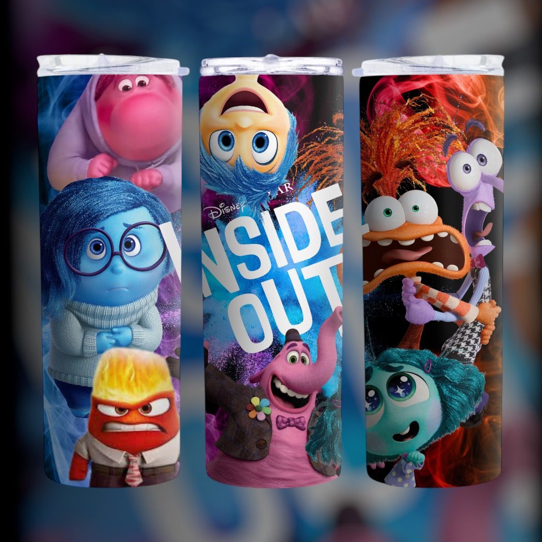 ✨Vaso delgado de 20 oz con temática de Inside Out✨