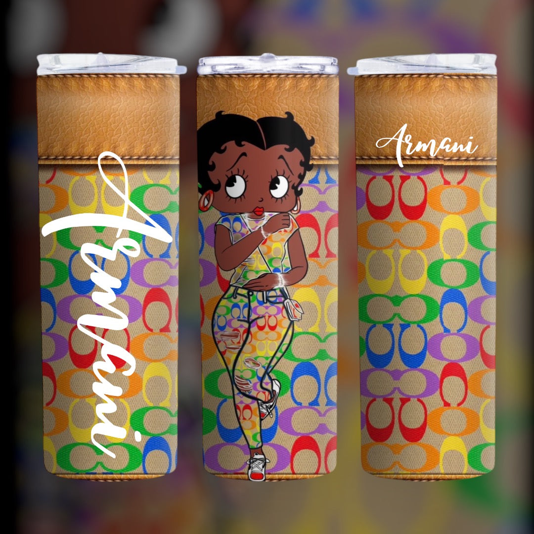 Vaso delgado inspirado en el diseñador Betty