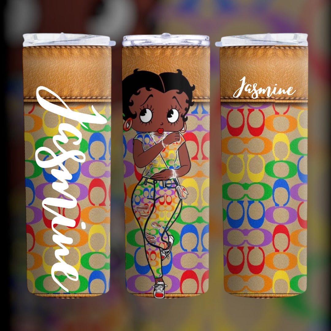 Vaso delgado inspirado en el diseñador Betty