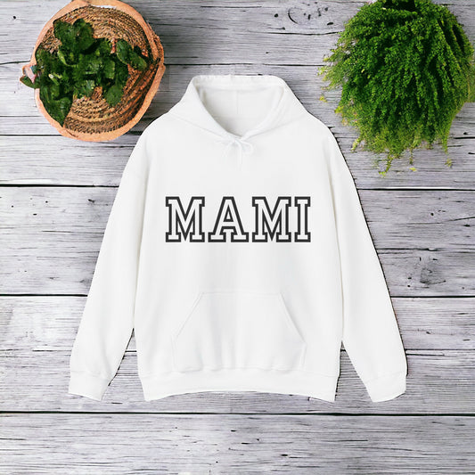 Sudadera con capucha de mezcla pesada MAMI