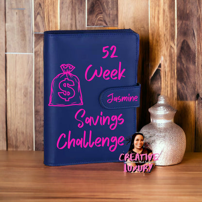 Personalized 52 Week Savings Challenge Budget Binder 💰