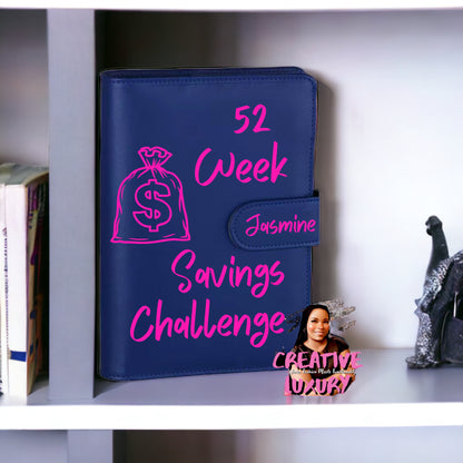 Personalized 52 Week Savings Challenge Budget Binder 💰