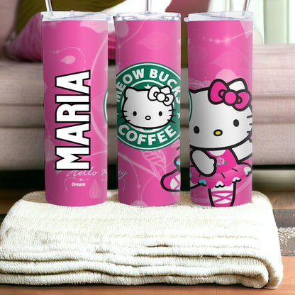 Personalizable Hello Kitty 20 Oz Skinny Tumbler