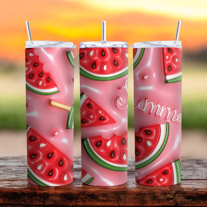 3D Watermelon Pop Tumbler, 20 oz Tumbler