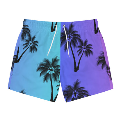 Mens Palm Swim Trunks/ His and Hers