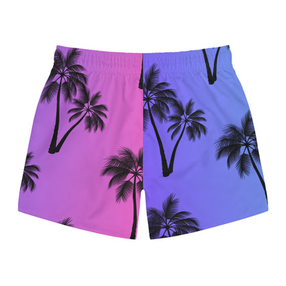 Mens Palm Swim Trunks/ His and Hers