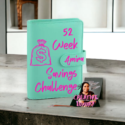 Personalized 52 Week Savings Challenge Budget Binder 💰