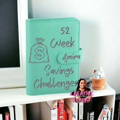 Personalized 52 Week Savings Challenge Budget Binder 💰