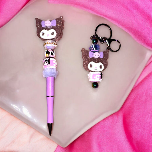 Matching KuKu Pen and Keychain Set