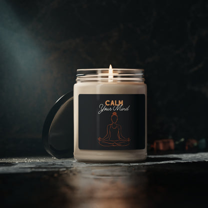 Calm your mind Scented Soy Candle, 9oz, Anxiety Candle, Overstimulation, ADHD, Relax, Calming Scents