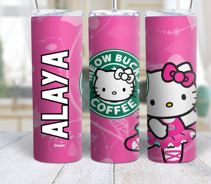 Personalizable Hello Kitty 20 Oz Skinny Tumbler