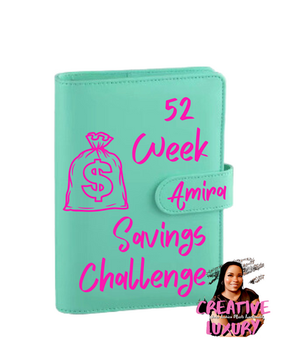 Personalized 52 Week Savings Challenge Budget Binder 💰