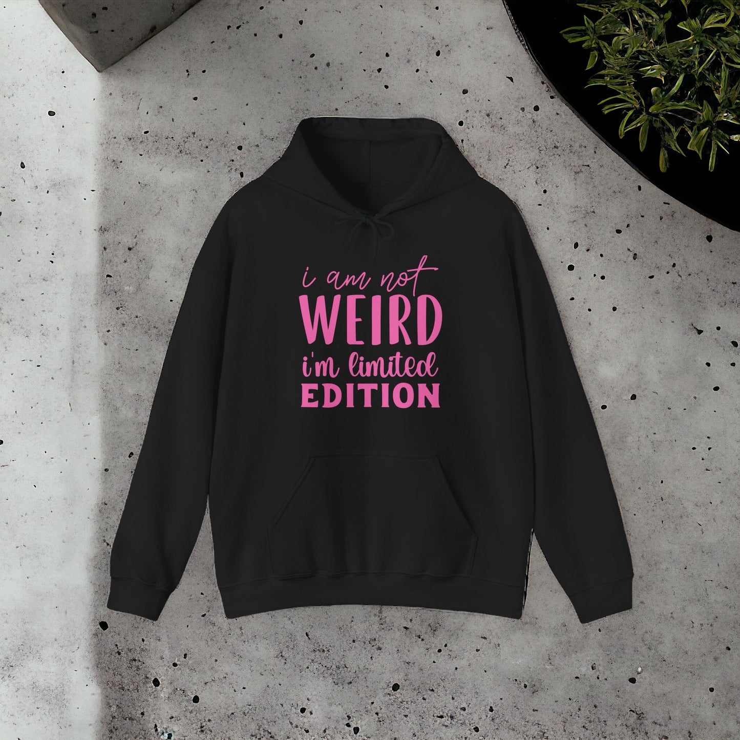 I Am Not Weird Hooded Sweatshirt