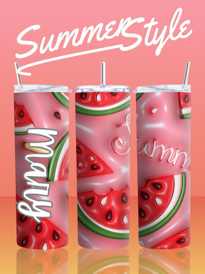 3D Watermelon Pop Tumbler, 20 oz Tumbler