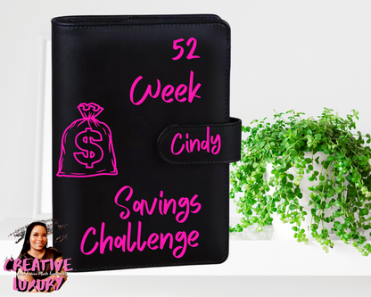 Personalized 52 Week Savings Challenge Budget Binder 💰