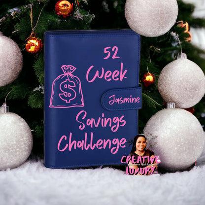 Personalized 52 Week Savings Challenge Budget Binder 💰