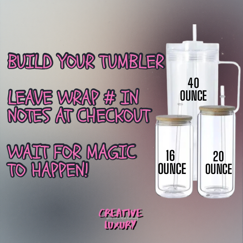 Build Your Custom Cup✨