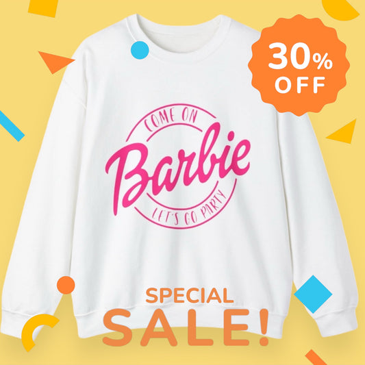 Barbie Let’s Go Party Crewneck Sweatshirt