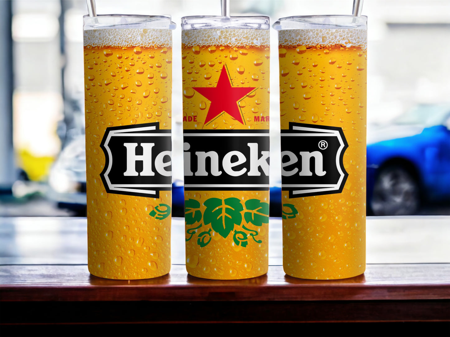 Heineken 20 oz Skinny Tumbler