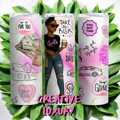 Soft Life Tumbler -Add Your Name – Includes 2 Lids! 💕